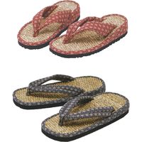 日伸産業 手作り京彩民芸縄草履 婦人用 a2495420 1個