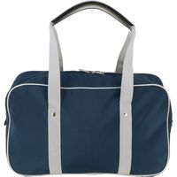 スクール用品 通学バッグ スポーツバッグ型 ネイビー×グレー 101373 1セット(2入) フットマーク（直送品）