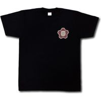 和柄屋 和柄抜染Tシャツ　黒　Lサイズ 1711239003 1着（直送品）