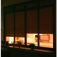 立川機工 FIRSTAGE ファーステージ ロールスクリーン 遮光 1050×1800mm ピーチ TR-5326 1台（直送品）