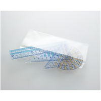 コクヨ 定規セット(再生PET樹脂製) 直線定規・三角定規 GY-GBA501 1セット(20枚:4枚入×5セット)