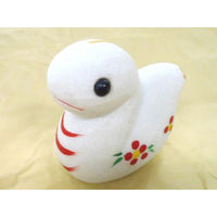 いよせき 蛇 干支 置物 65×35×60mm 漢白玉 アラバスター 011800 1個（直送品）