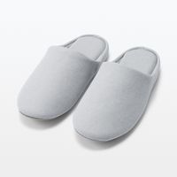 無印良品 洗えるクッションスリッパ Ｍ ２３．５～２５ｃｍ用 ライトブルー 良品計画