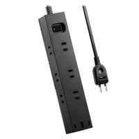 エレコム USBタップ 延長コード 2m コンセント 6口 USBーC×2 A×1 黒 ECT-3920BK 1個（直送品）