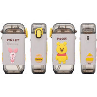 スケーター PSQ5ST スクエアストローボトル M 【くまのプーさん】 695254-PSQ5ST 1個（直送品）