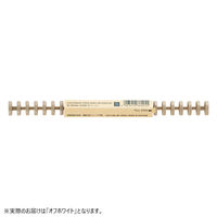 リヒトラブ カスタマイズ オープンリングノート とじ具 A5 オフホワイト N2902-1 1組