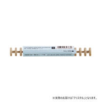 リヒトラブ カスタマイズ オープンリングノート とじ具 A6 クリスタル N2922-25 1組