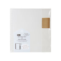 リヒトラブ カスタマイズ オープンリングノート ペンホルダー付き下じき A6 乳白 N2923-1 1枚