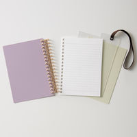 リヒトラブ カスタマイズ オープンリングノート 表紙 A6 パープル N2920-10 1枚