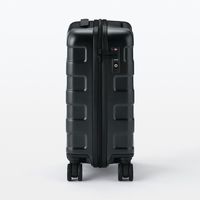 無印良品 バーを自由に調節できる ハードキャリーケース ２０Ｌ タテ４７×ヨコ３２×マチ２０．５ｃｍ 黒 良品計画
