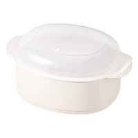 Recopo（レコポ）飲茶スチーマー ベージュ 1個 レンジ調理 エヌ・エレファント