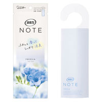 消臭力 ノート クローゼット用 フリージア つり下げ式芳香剤 1セット（1個×3） エステー