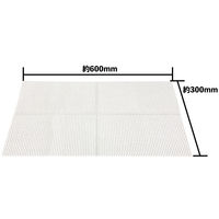 抗菌 カウンタークロス レギュラー グレー ふきん レーヨン100% 約30×60cm 1パック（100枚入）シンメイ