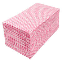 抗菌 カウンタークロス 厚手 レギュラー ピンク 約35×60cm（1パック（60枚入）×5）シンメイ