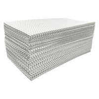 抗菌 カウンタークロス レギュラー グレー ふきん レーヨン100% 約30×60cm（1パック（100枚入）×5）シンメイ