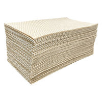 抗菌 カウンタークロス レギュラー ベージュ ふきん レーヨン100% 約30×60cm（1パック（100枚入）×5）シンメイ