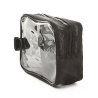 CLEARMESHハンドルポーチ ブラック LAKOLE/ラコレ