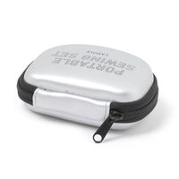 ケース付きソーイングセット シルバー LAKOLE/ラコレ