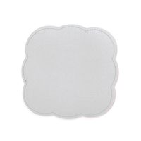 FLOWERダイカットコースター1P ピンク×シルバー LAKOLE/ラコレ