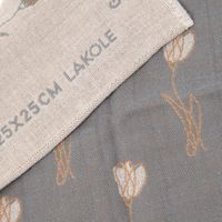 FLOWER今治ガーゼハンドタオル チューリップ LAKOLE/ラコレ