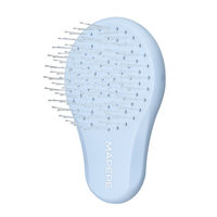 マペペ デタングリングブラシ（ポケットサイズ）ミルキーブルー