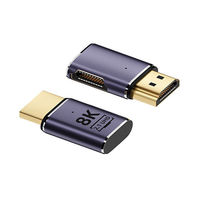 FSC マグネット HDMI アダプターI字型<ダークパープル> FS-ADHDMI-I 1個