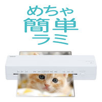 ナカバヤシ パーソナルラミネーター めちゃ簡単 イージーラミ エコノミーA4 NEL-E01A4W 1台