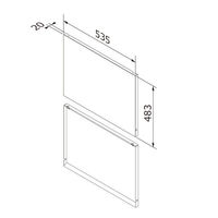 オカムラ ジャスタスデスク 専用オプション エンドカバー 奥行600×高さ1000mm用 ネオホワイト 1台 オリジナル（わけあり品）