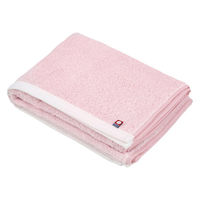田中産業 今治製 シャーリングタオル フェイスタオル ライトピンク 1セット（3枚）