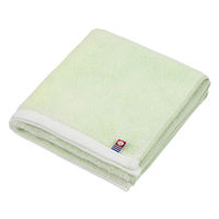 田中産業 今治製 シャーリングタオル ミニバスタオル ライトグリーン 1セット（3枚）