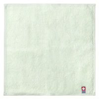 田中産業 今治製 タオルハンカチ グリーン 1セット(10枚)