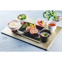 台和 長角皿 内溜(ため)外黒 MD-119-TB 1個（直送品）