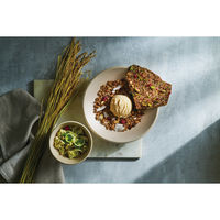 台和 23.5cmクーププレート オーガニックベージュMT SJ-51-OBEM 1個（直送品）