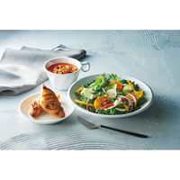 台和 23.5cmクーププレート 白MT SJ-51-WM 1個（直送品）