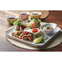 台和 26cm切立(きったて)角皿 白MT SS-500-WM 1個（直送品）