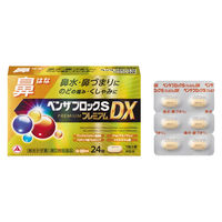 ベンザブロックSプレミアムDX 24カプレット アリナミン製薬 風邪薬 鼻水 鼻づまり のどの痛み くしゃみ せき たん【指定第2類医薬品】