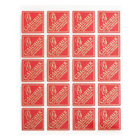 cotta ケーキピック 角 G-2 354 赤 1袋（100枚入）