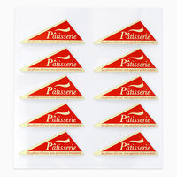 cotta ケーキピック 三角-3 350 赤 1袋（100枚入）