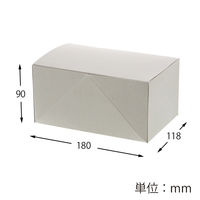 ケーキ箱 4～5個用 ナチュラルグレー 1袋（25枚入）