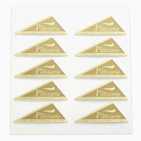 cotta ケーキピック 三角-4 351 金 1箱（10000枚：100枚入×100袋）