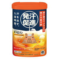 入浴剤 薬用 粉末 バスロマン ホットヴィヒタの香り 600g 発汗 1セット（1個×2） 湯色 色付き透明タイプ アース製薬