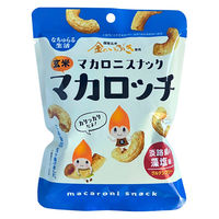 マカロニスナック 玄米マカロッチ（淡路島の藻塩味）1セット（1袋×6） イー・有機生活 グルテンフリー おやつ おつまみ