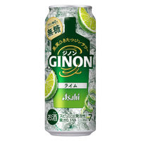 チューハイ ジンサワー アサヒ GINON (ジノン) ライム 缶 500ml 6本