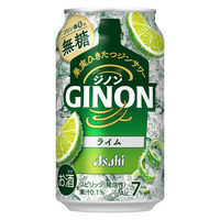 チューハイ ジンサワー アサヒ GINON (ジノン) ライム 缶 350ml 6本