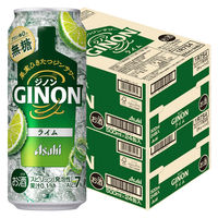 チューハイ ジンサワー アサヒ GINON (ジノン) ライム 缶 500ml 2ケース(48本)