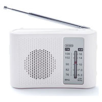 内海産業 【防災】ラジオ 備えて安心!スピーカー付きワイドFM&AMラジオ 2708301 1ケース(60個(1個×60))（直送品）