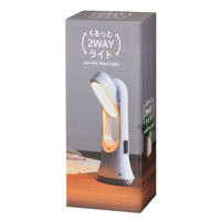 内海産業 【防災】懐中電灯 くるっと2WAYライト 2708241 1ケース(80個(1個×80))（直送品）