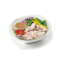 リスパック サラダ容器 バイオ リーフボウル 18-16B(50) 白 PBPX683 1ケース(900個(50個×18))（直送品）