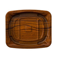 リスパック 弁当容器 バイオ 饗ロマン 80B 一木 RHHR214 1袋(50個)（直送品）