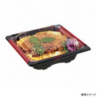 中央化学 どんぶり容器 CT活膳 15-15 飛騨R-BK 身 00772354 1袋(50個)（直送品）